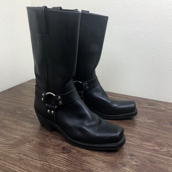 Frye Classic Black Harness Boot 12R (EUC) - Picture 7 of 8